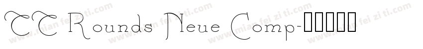 TT Rounds Neue Comp字体转换